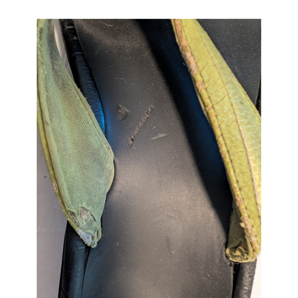 OluKai Ohana Flip Flop Sandal Lime Green Women's Size 7 - Picture 5 of 7